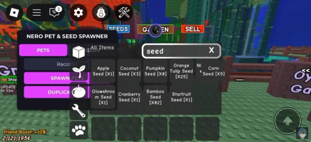 Grow a Garden Spawner Script